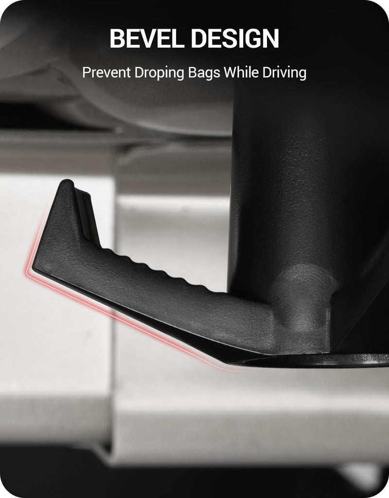 BASENOR 2026 Tesla Model 3 Trunk Grocery Bag Hook Trunk Hook [Proprietary Design] Model 3 Highland Interior Accessories 2017-2026 Black (Standard/Premium/Performance) - Image 4